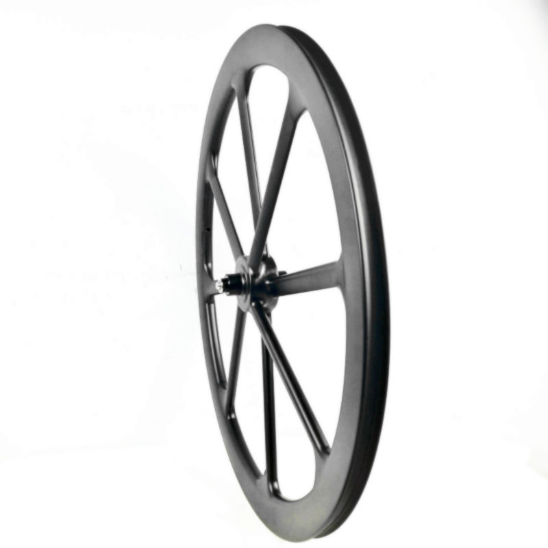 Very light 830g carbon 8 spoke wheels road 700c road disc brake wheels wide 25mm fixed track 8